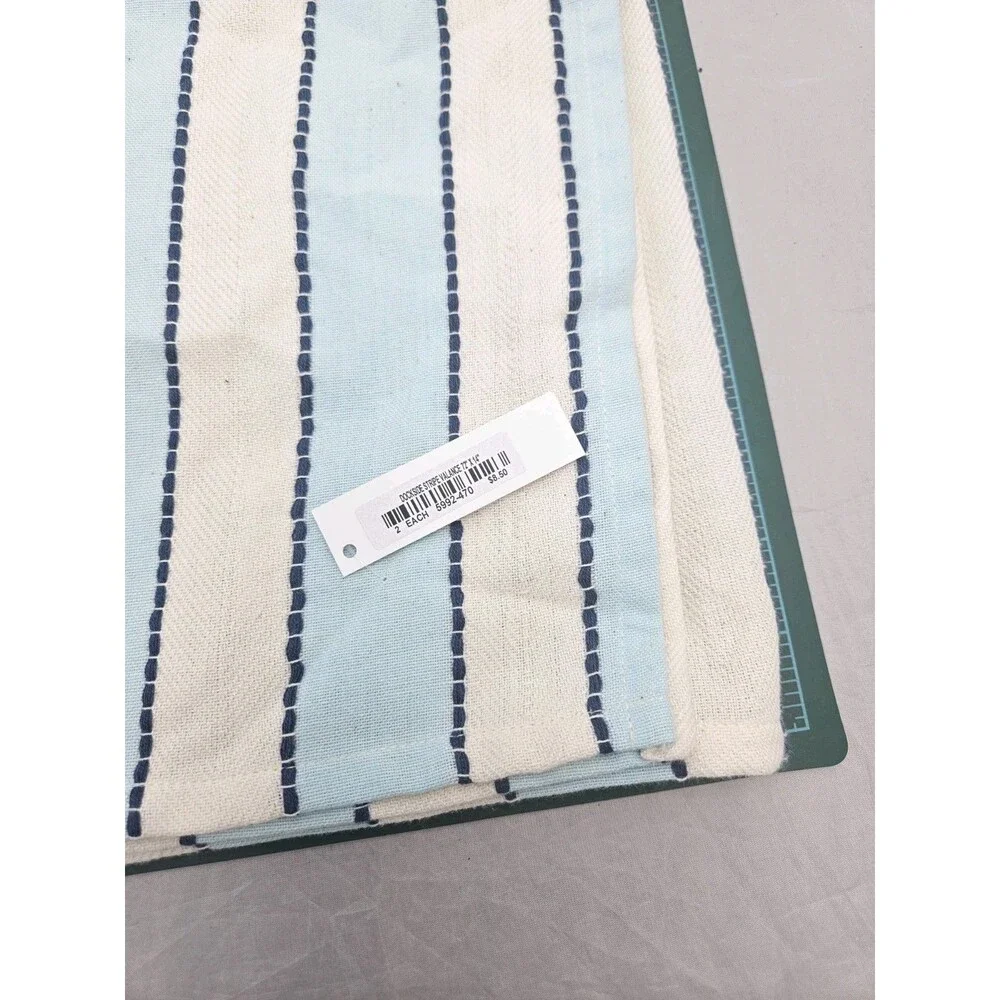 Park Designs Dockside Stripe Valance Curtain 72 in x 14 in - One Valance
